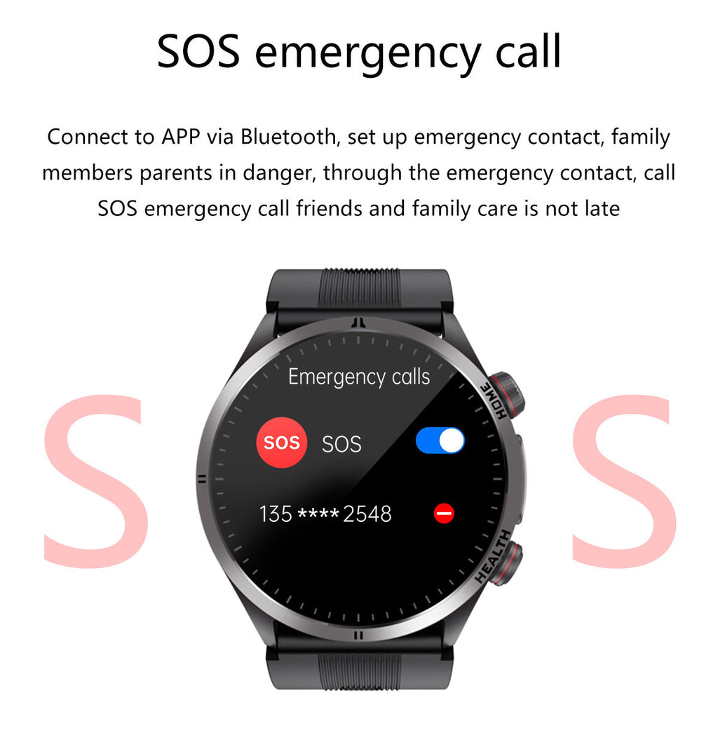 SAYDIAN W8 Air-Pump-Wellness-Smartwatch