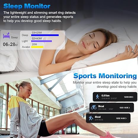 R7 Smart Ring for Sleep & Activity Trends