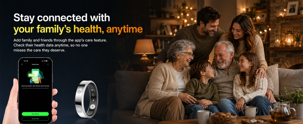 SAYDIAN Smart Ring R7 – Intelligenter Gesundheits- & Schlaftracker mit Herzfrequenz, SpO₂ und Aktivitätsanalyse