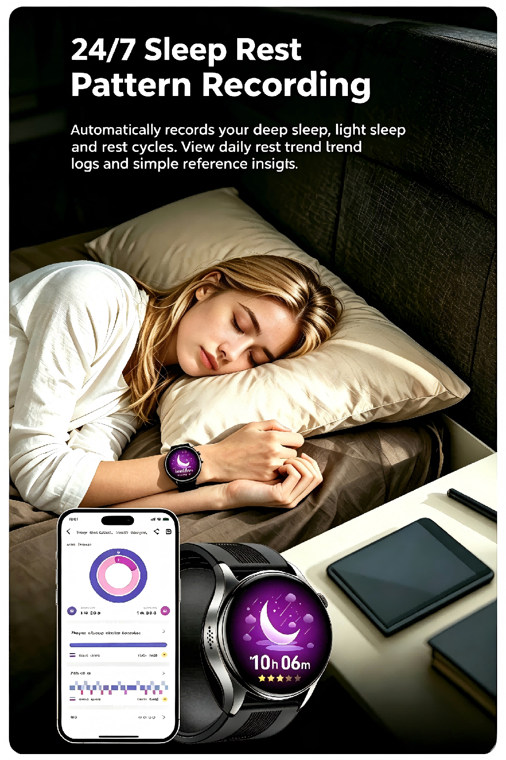SAYDIAN W9 Air-Pump-Wellness-Smartwatch
